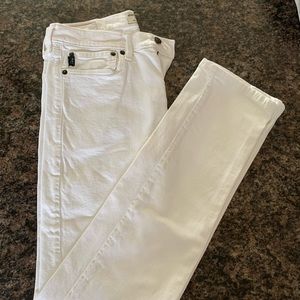 A&F white jeans